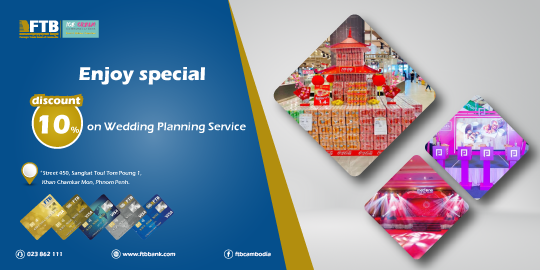 Enjoy special discount 	10% on Wedding Planning Service