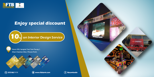 Enjoy special discount 	10% on Interior Design Service
